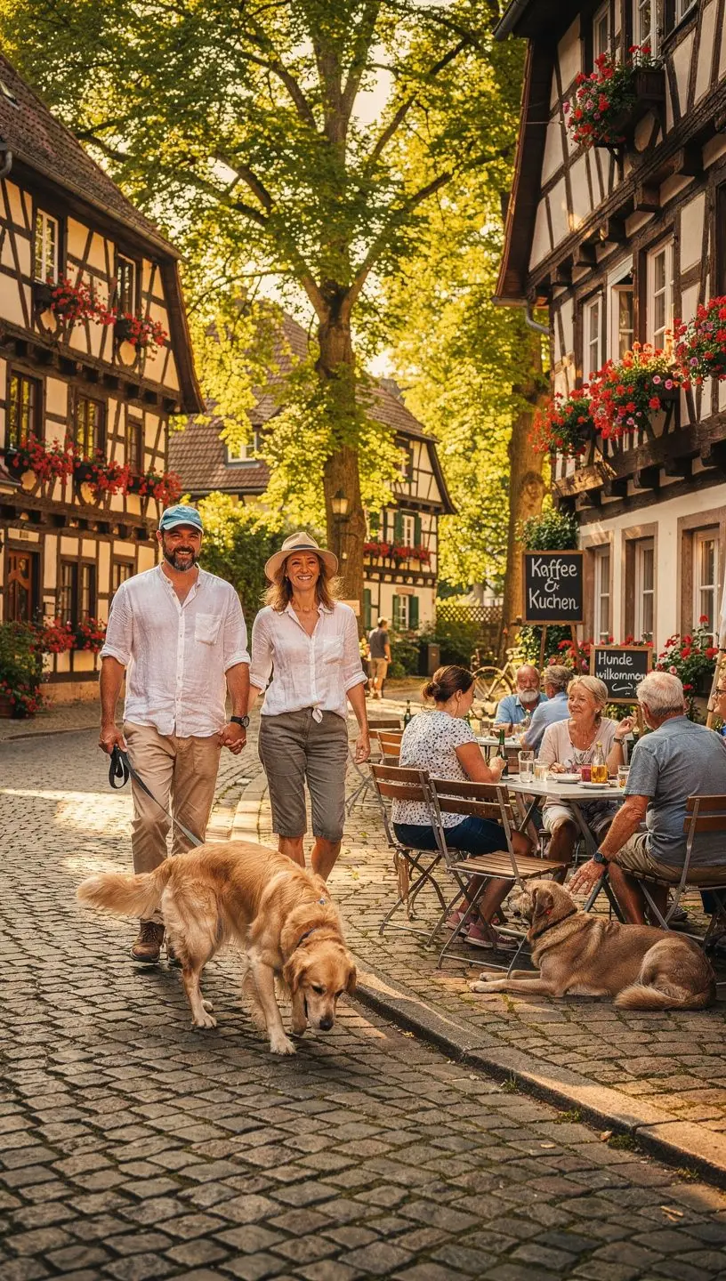 Modernes, hundefreundliches Hotelzimmer mit gemütlichen Betten und speziellen Annehmlichkeiten für Vierbeiner.